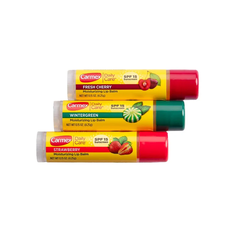 CARMEX Daily Care Moisturizing Lip Balm with SPF(3 PACK) - Image 2