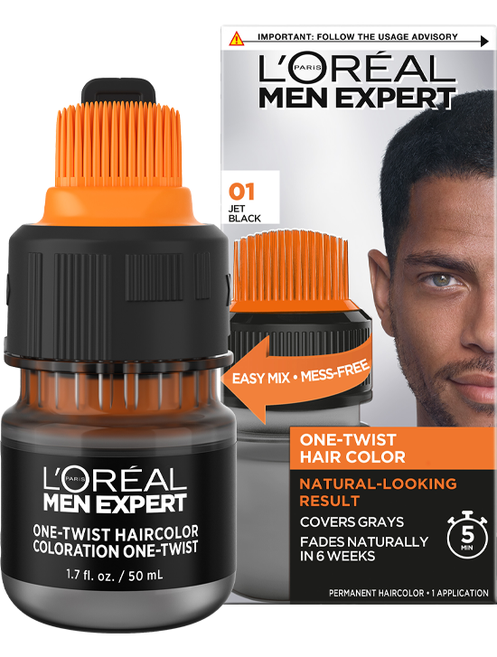 L'OREAL Men Expert One-Twist Hair Color(Jet Black)