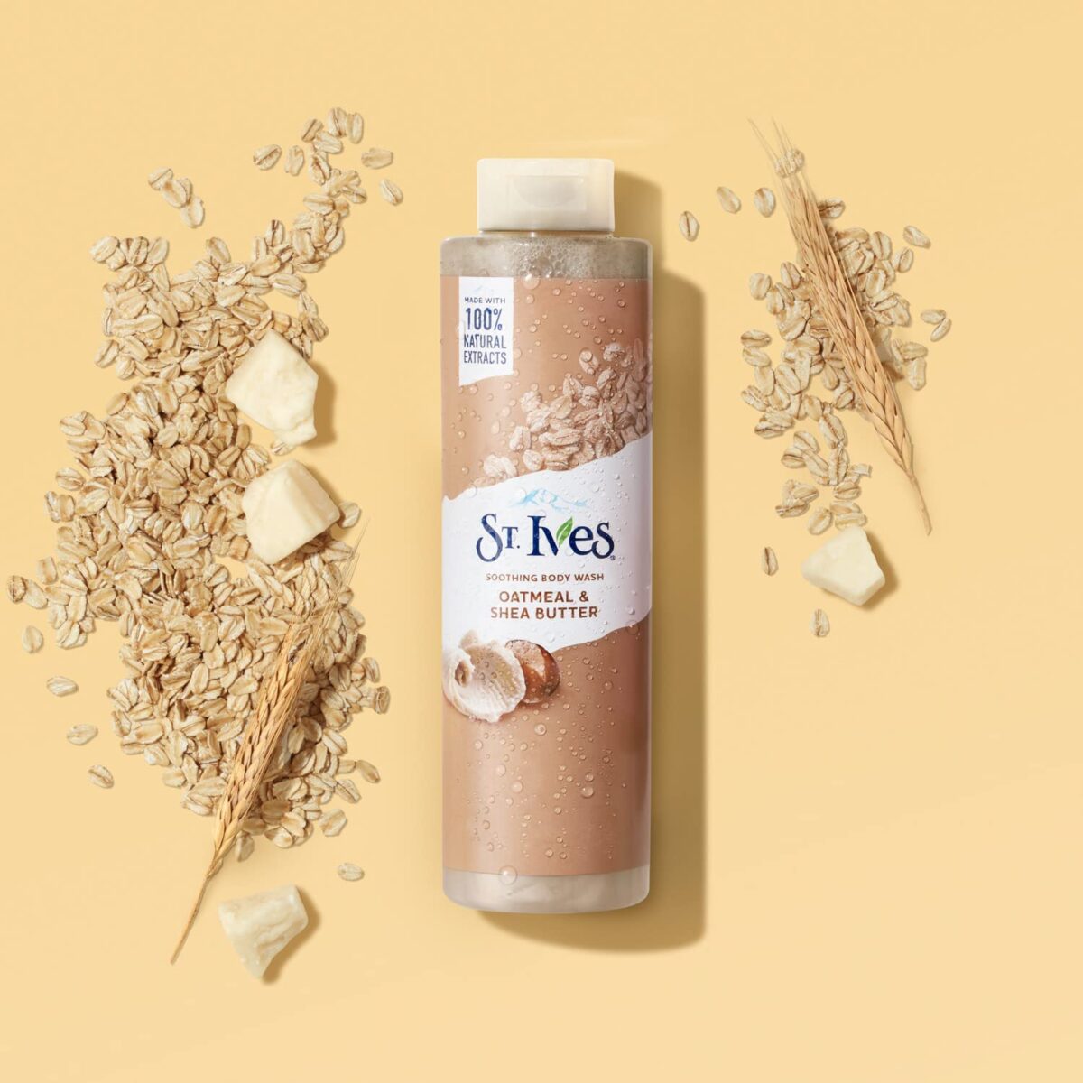 St Ives Exfoliating Body Wash Oatmeal Shea - Image 2