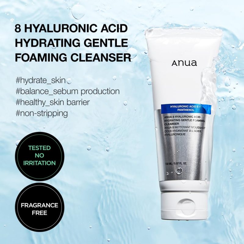 Anua Gentle Hydrating Foaming Cleanser  150ml